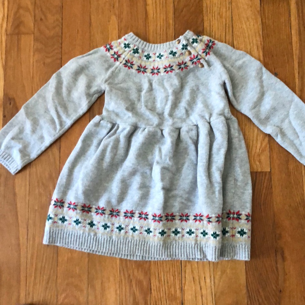 Fair Isle sweater dress